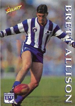 1995 Select AFL #44 Brett Allison Front